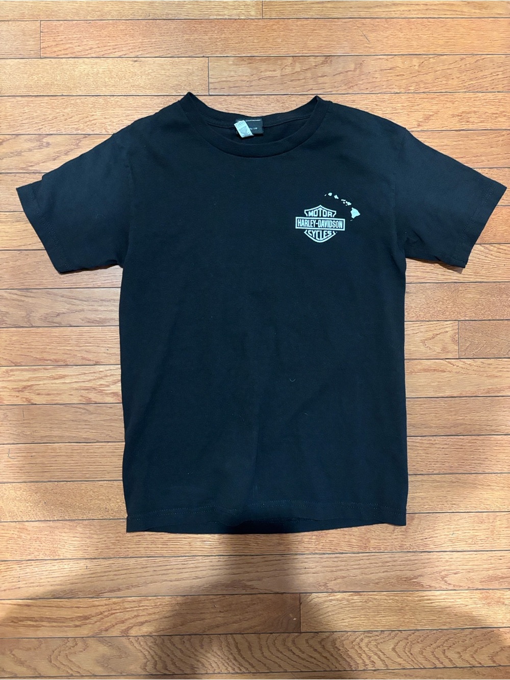 Harley-Davidson Black Short Sleeve Tee with White Logo